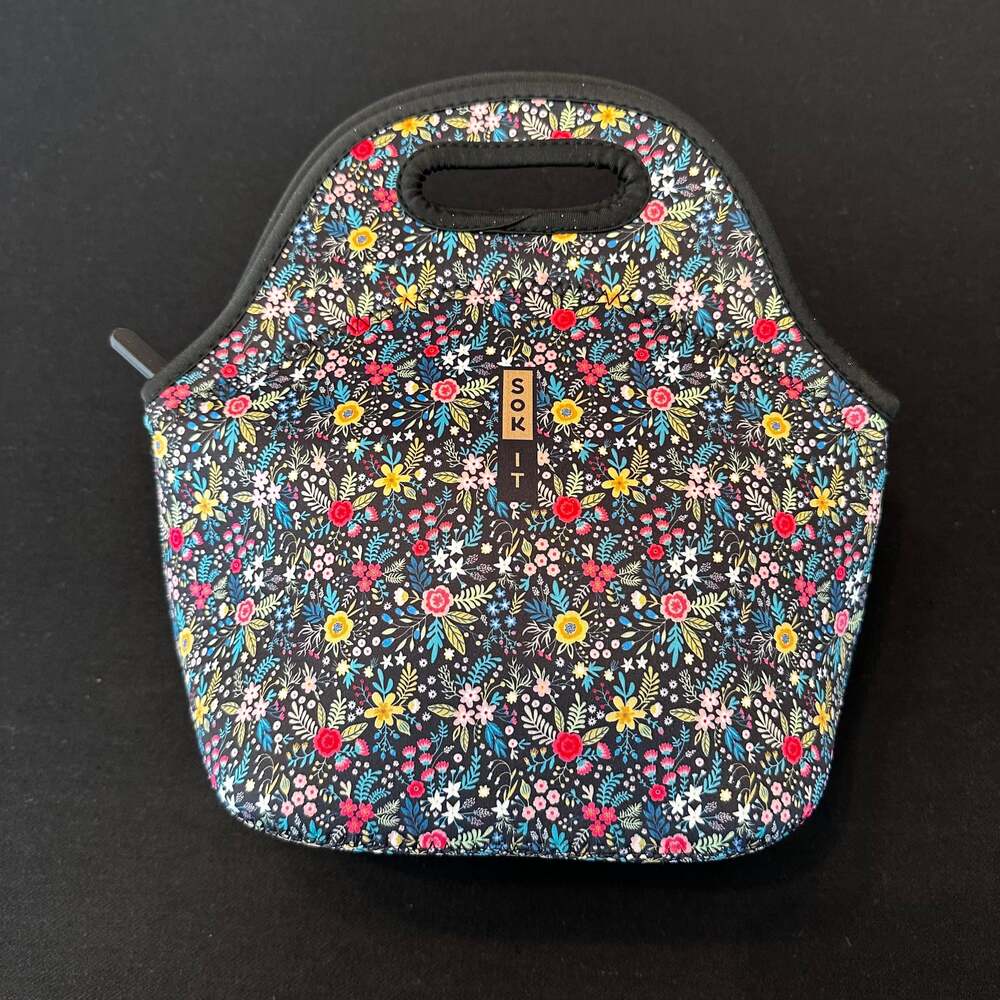 Sok-It English Garden Picnic Insulated Lunch Tote Bag